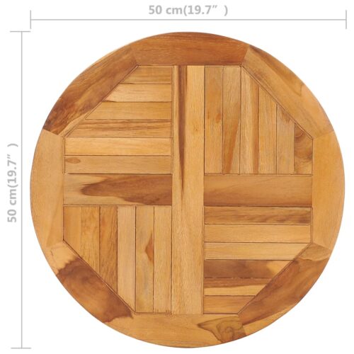 Rotating Swivel Table Stand Lazy Susan Turntable Spice Plants Organiser Wood - Image 5