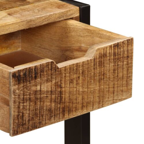 Sideboard with 3 Drawers 110x35x75cm Solid Mango Wood - Image 6