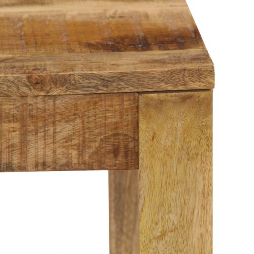 Coffee Table 80x80x40cm Solid Mango Wood - Image 5