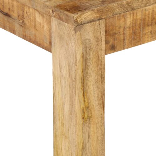 Coffee Table 80x80x40cm Solid Mango Wood - Image 6