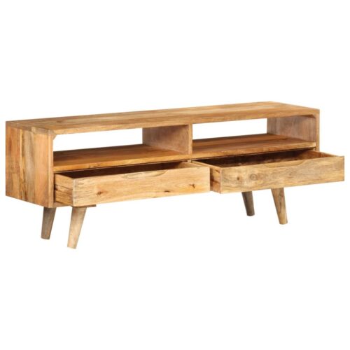 TV Cabinet 140x30x41cm Solid Wood Mango - Image 2