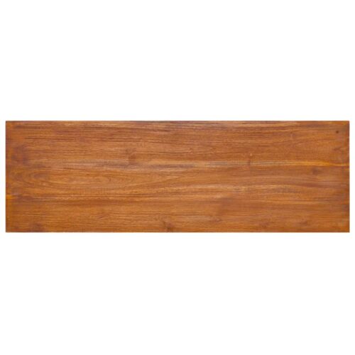 Wall-mounted TV Cabinet 90x30x30cm Solid Teak Wood - Image 6