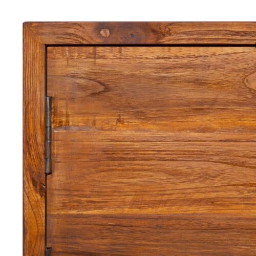 Wall-mounted TV Cabinet 90x30x30cm Solid Teak Wood - Image 7