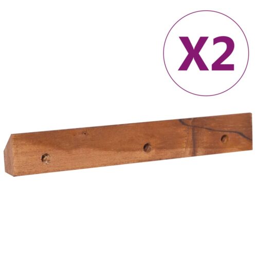 Wall-mounted TV Cabinet 90x30x30cm Solid Teak Wood - Image 8