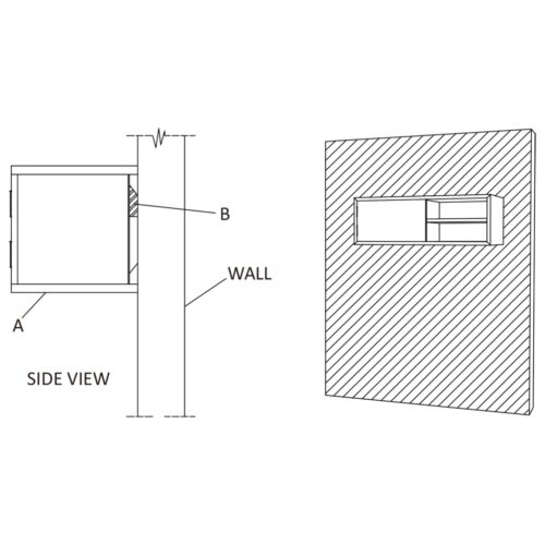 Wall-mounted TV Cabinet 90x30x30cm Solid Teak Wood - Image 9