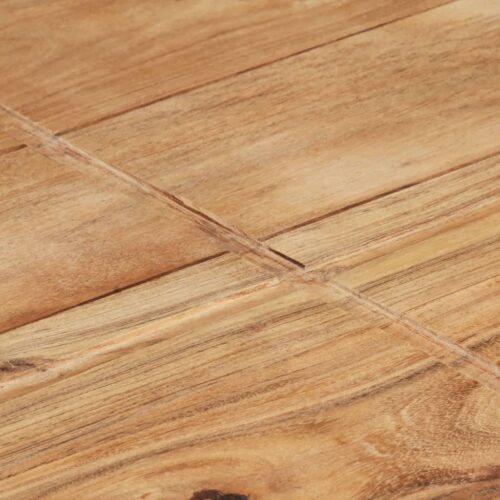 Coffee Table 80x80x28cm Solid Acacia Wood - Image 5