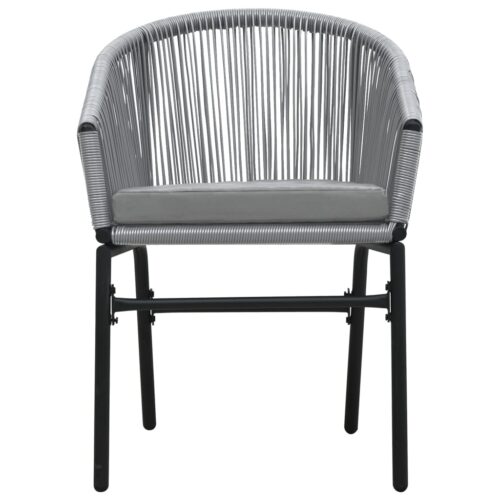 3-Piece Garden Dining Set Anthracite - Image 5