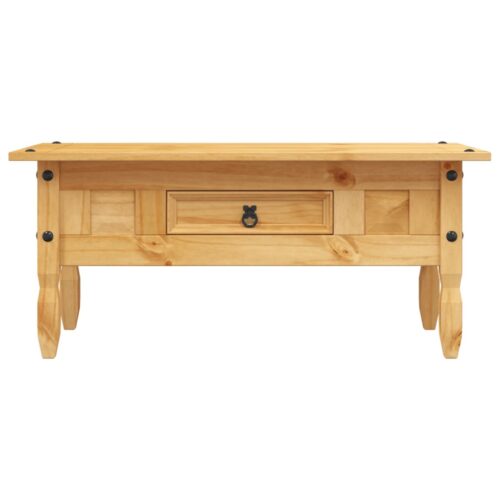 Coffee Table Mexican Pine Corona Range 100x55x44cm - Image 3