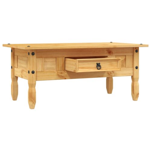 Coffee Table Mexican Pine Corona Range 100x55x44cm - Image 4