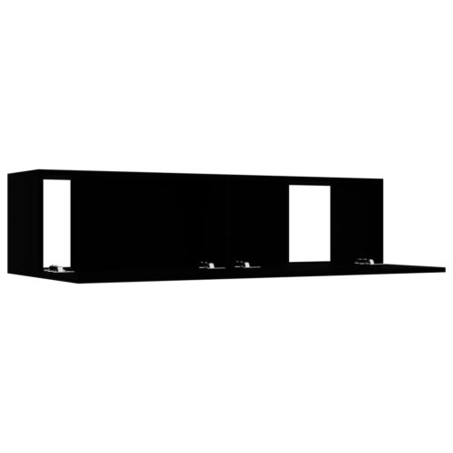 TV Cabinet Black 120x30x30cm Engineered Wood - Image 5