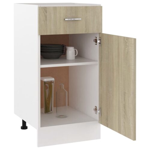 Drawer Bottom Cabinet Sonoma Oak 40x46x81.5cm Engineered Wood - Image 4