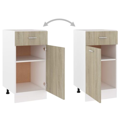 Drawer Bottom Cabinet Sonoma Oak 40x46x81.5cm Engineered Wood - Image 6