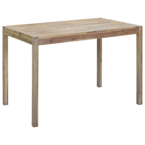 Dining Table 120x70x75cm Solid Acacia Wood