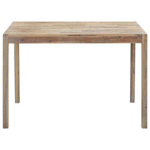 Dining Table 120x70x75cm Solid Acacia Wood - Image 2