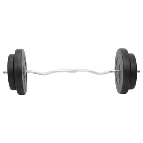 Barbell Dumbbell with Plates Set 120 kg Weight Training Bench Press Home Gym Fitness Exercise - Image 3