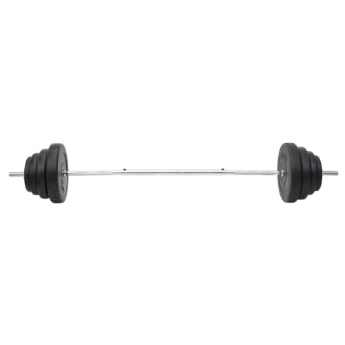 Barbell Dumbbell with Plates Set 120 kg Weight Training Bench Press Home Gym Fitness Exercise - Image 5