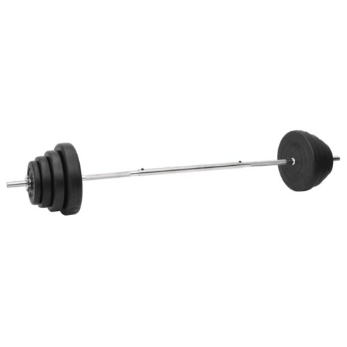 Barbell Dumbbell with Plates Set 120 kg Weight Training Bench Press Home Gym Fitness Exercise - Image 6