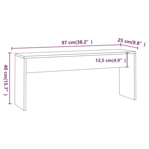 3-Piece Dining Set Grey Sonoma Engineered Wood - Image 11