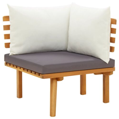 7-Piece Garden Lounge Set with Cushions Wood Timber Outdoor Patio Furniture Acacia - Image 6