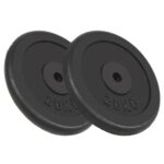 Weight Plates 2pcs 2x20 kg Cast Iron