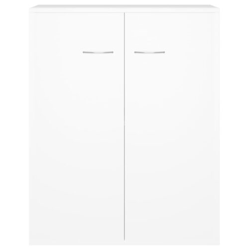 Sideboard White 60x30x75cm Engineered Wood - Image 5