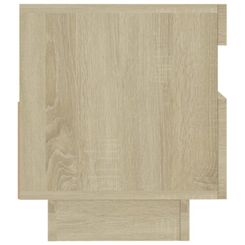 TV Cabinet with LED Lights Sonoma Oak 80x35x40cm - Image 11