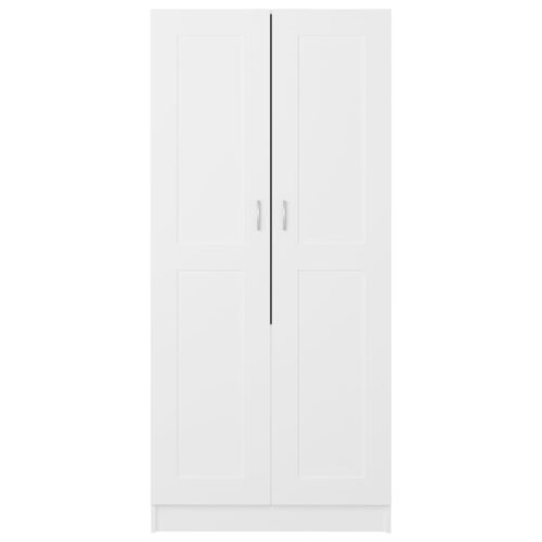 Wardrobe White 82.5x51.5x180cm Engineered Wood - Image 6