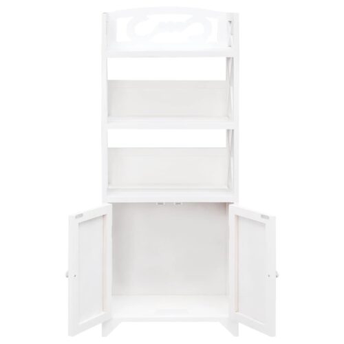 Bathroom Cabinet Albuquerque Wood White 46x24x117.5cm - Image 6
