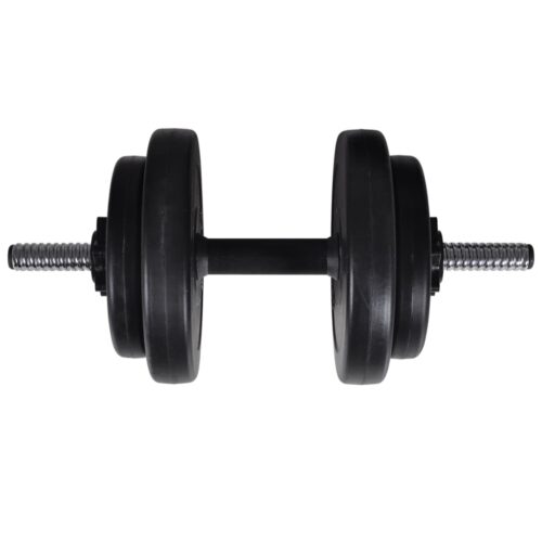 Workout Bench with Weight Rack Barbell Dumbbell Set 60.5kg - Image 9