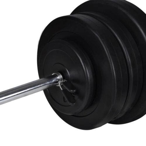 Workout Bench with Weight Rack Barbell Dumbbell Set 60.5kg - Image 10