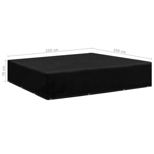 Garden Furniture Cover 12 Eyelets 250x250x70cm - Image 5