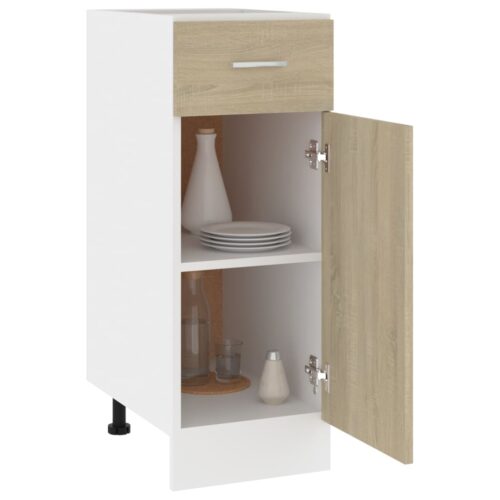 Drawer Bottom Cabinet Sonoma Oak 30x46x81.5cm Engineered Wood - Image 4