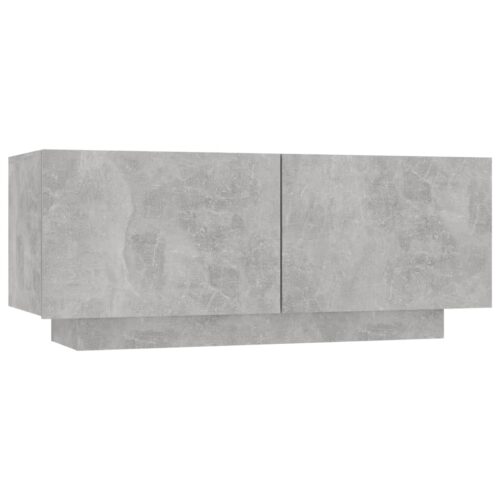 Wooden Bedside Table Storage Side Door Cabinet Bedroom Nightstand Concrete Grey
