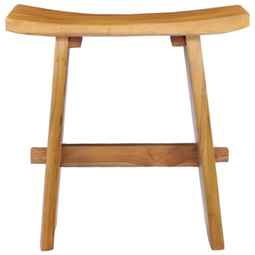 Stool Solid Teak Wood - Image 2