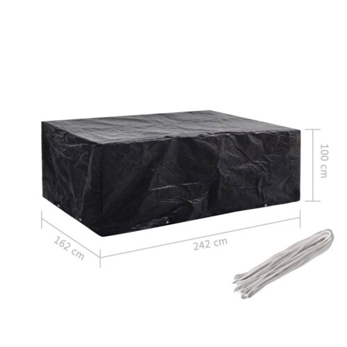 Garden Furniture Cover 8 Eyelets 242x162x100cm - Image 7