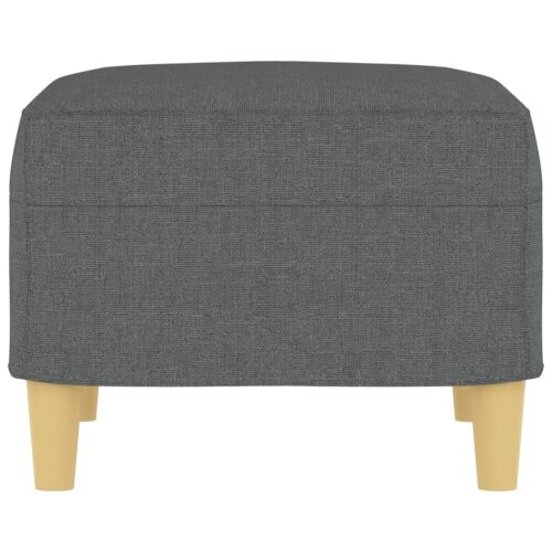 Footstool Dark Grey 60x50x41cm Fabric - Image 4