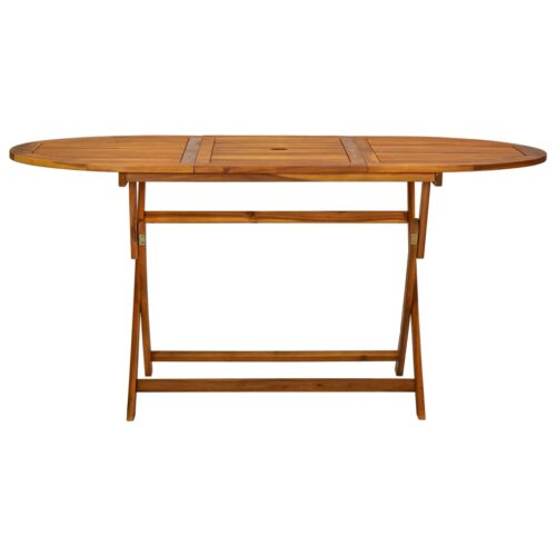 7-Piece Outdoor Dining Set Acacia Wood Timber Outdoor Patio Furniture - Image 7
