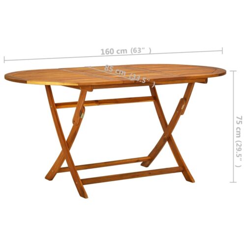 7-Piece Outdoor Dining Set Acacia Wood Timber Outdoor Patio Furniture - Image 10
