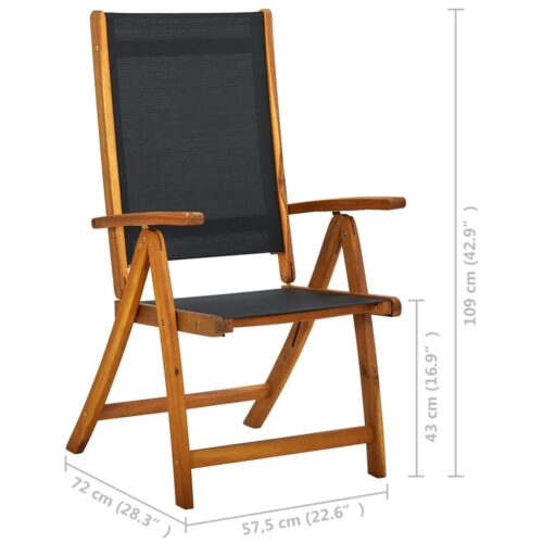 7-Piece Outdoor Dining Set Acacia Wood Timber Outdoor Patio Furniture - Image 11