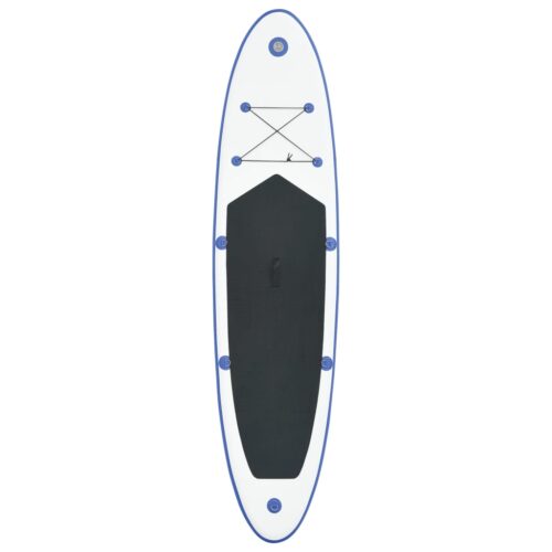 Inflatable Stand Up Paddle Board Set SUP Kayak Surf Water Surfboard Blue White - Image 3