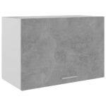 Hanging Cabinet Concrete Grey 60x31x40cm Engineered Wood