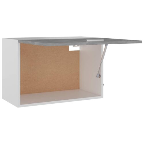 Hanging Cabinet Concrete Grey 60x31x40cm Engineered Wood - Image 5