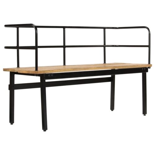 Bench 120x40x70cm Solid Mango Wood - Image 3
