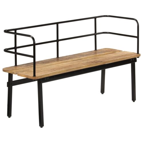 Bench 120x40x70cm Solid Mango Wood - Image 9