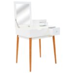 Dressing Table with Mirror MDF 60x50x86cm