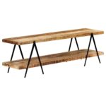 TV Cabinet 160x40x50cm Solid Mango Wood