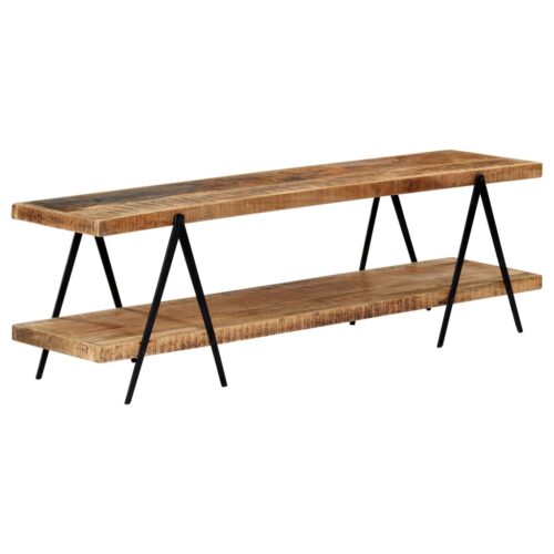 TV Cabinet 160x40x50cm Solid Mango Wood - Image 7