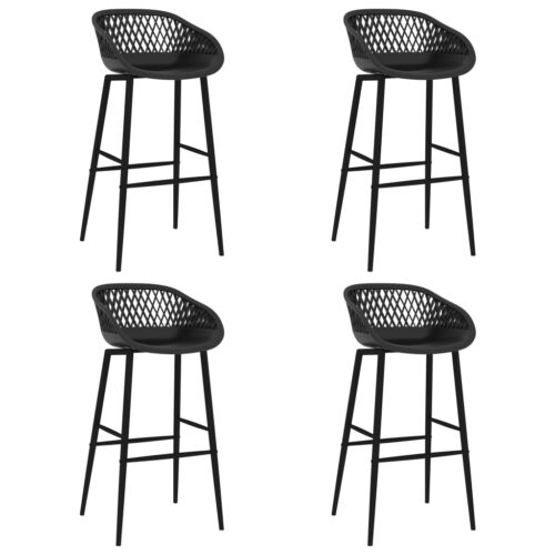 5-Piece Bar Set White Black - Image 6