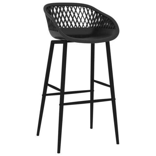 5-Piece Bar Set White Black - Image 7