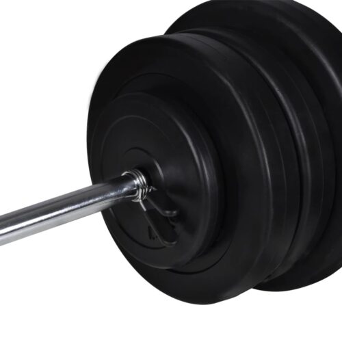 Workout Bench with Weight Rack Barbell Dumbbell Set 60.5kg - Image 8